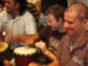 Zimmer Fun Team Building Interactive Drumming event Vibe Hotel